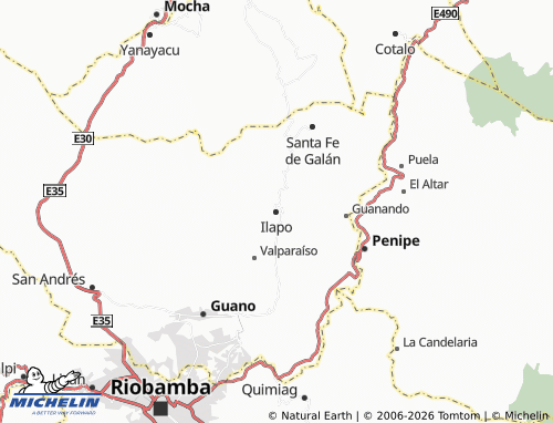 MICHELIN Ilapo map - ViaMichelin