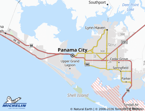 Mapa MICHELIN Cidade do Panamá - ViaMichelin
