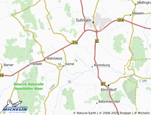 Mapa MICHELIN Schäkeln - ViaMichelin