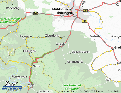 MICHELIN-Landkarte Langula - ViaMichelin