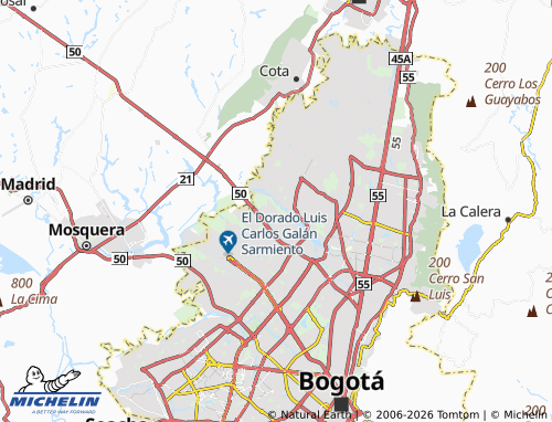 Carte MICHELIN Ciudadela Colsubsidio - ViaMichelin