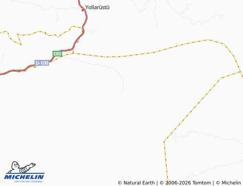 MICHELIN Derindere map - ViaMichelin