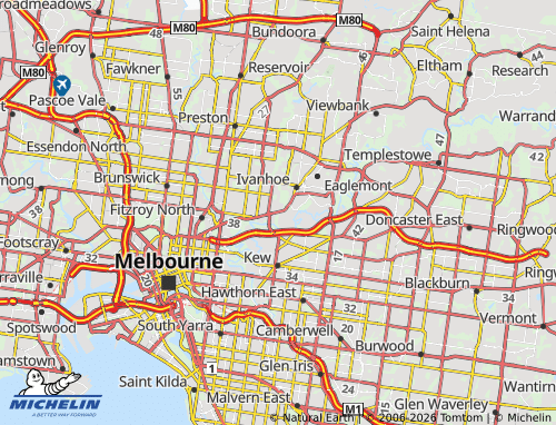MICHELIN Alphington map - ViaMichelin