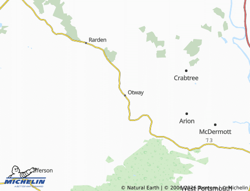Carte MICHELIN Otway - ViaMichelin