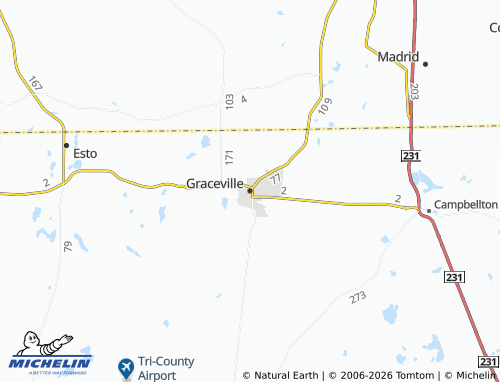 Mapa MICHELIN Graceville - ViaMichelin