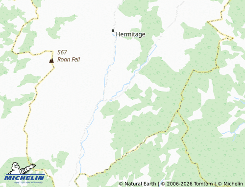 Carte MICHELIN Old Castleton - ViaMichelin