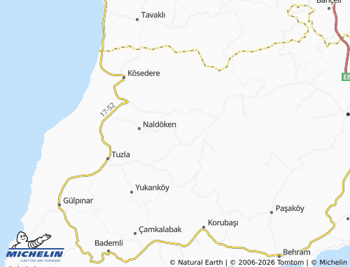 MICHELIN Taşboğaz map - ViaMichelin
