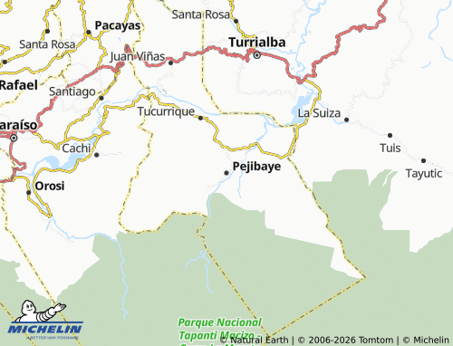 Mapa MICHELIN Pejibaye - ViaMichelin