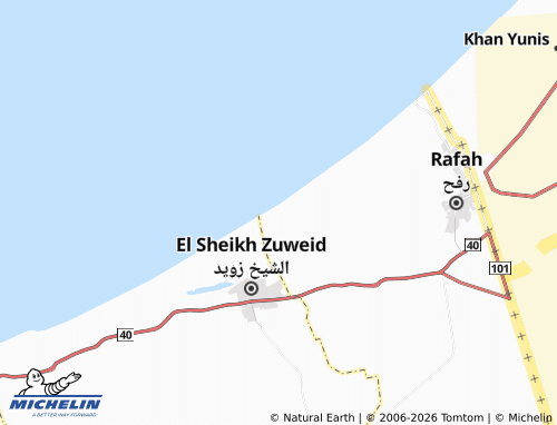 Mapa MICHELIN al-Husaynat - ViaMichelin