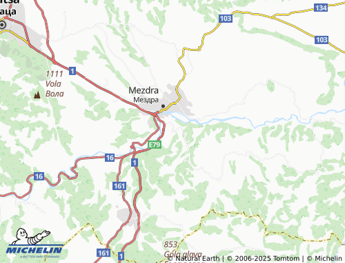 MICHELIN Darmantsi map - ViaMichelin