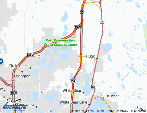 Mapa MICHELIN Centerville - ViaMichelin