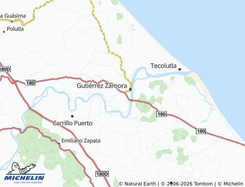 Mapa MICHELIN Fidel Herrera Beltrán - ViaMichelin