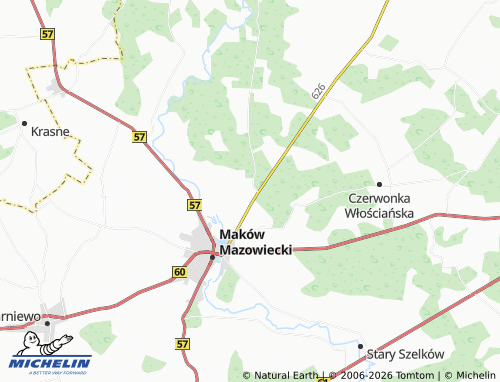 Mappa MICHELIN Ulaski - ViaMichelin