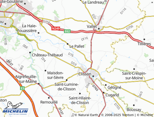 MICHELIN Angreviers map - ViaMichelin