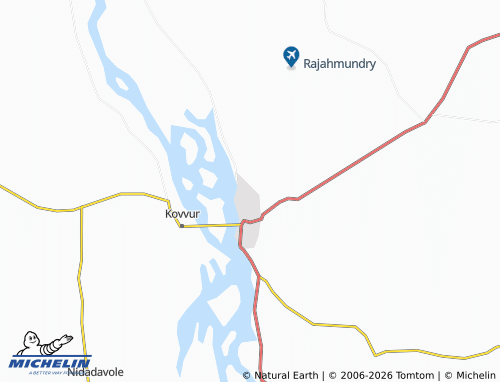 Mappa MICHELIN Rajahmundry - ViaMichelin