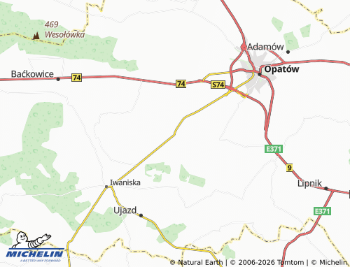 Carte MICHELIN Kobylany - ViaMichelin