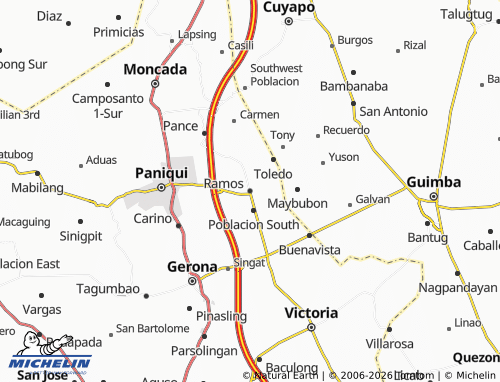 Mappa MICHELIN Ramos - ViaMichelin