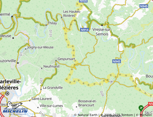 MICHELIN Bagimont map - ViaMichelin
