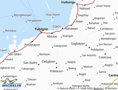 MICHELIN Danahao map - ViaMichelin