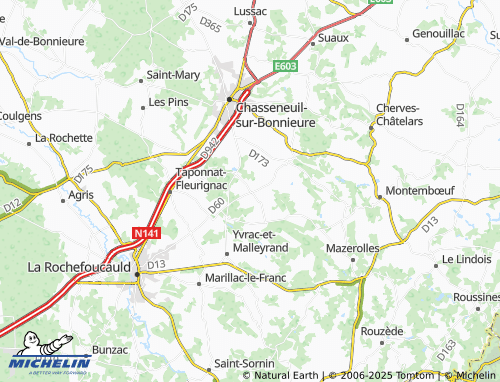 Carte MICHELIN Les Mas - ViaMichelin
