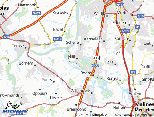 Mappa MICHELIN Niel - ViaMichelin