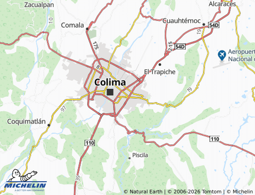 MICHELIN De Los Trabajadores map - ViaMichelin