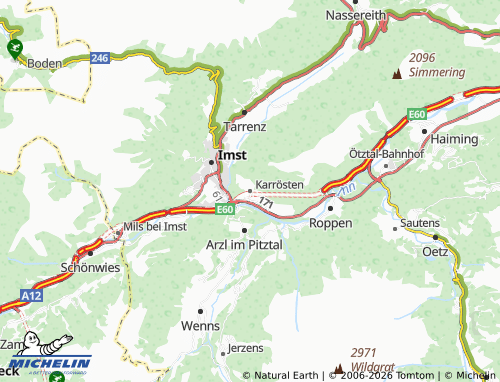 MICHELIN Karrösten map - ViaMichelin