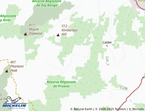MICHELIN Preolenna map - ViaMichelin