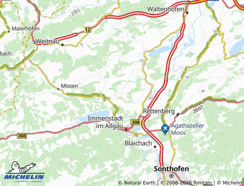 MICHELIN Akams map - ViaMichelin