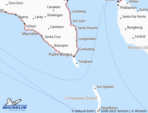 MICHELIN Padre Burgos map - ViaMichelin