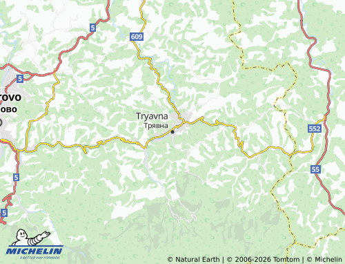 Carte MICHELIN Tryavna - ViaMichelin