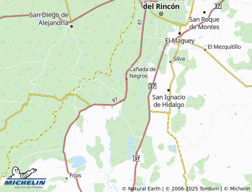 MICHELIN San Ángel map - ViaMichelin