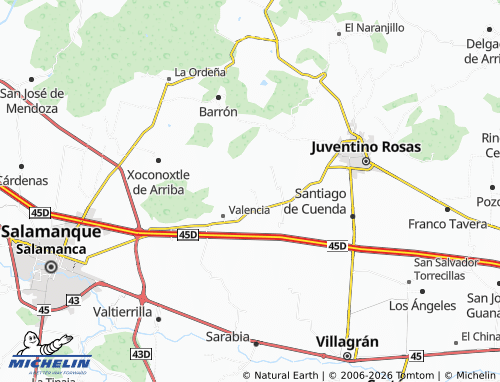 Mappa MICHELIN Cerrito de Gasca - ViaMichelin