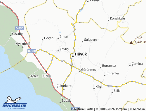 Kaart MICHELIN Ulupınar - ViaMichelin