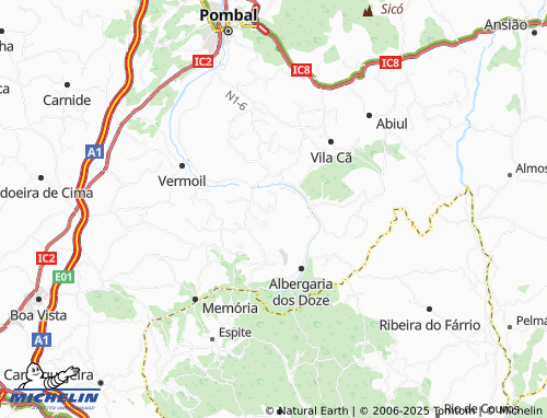 MICHELIN Pomares map - ViaMichelin