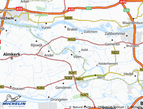 MICHELIN Veen map - ViaMichelin