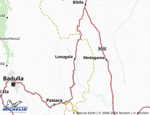 Mappa MICHELIN Lunugala Town - ViaMichelin