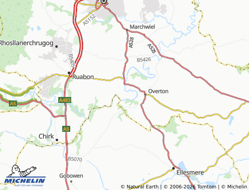 Mappa MICHELIN Erbistock - ViaMichelin