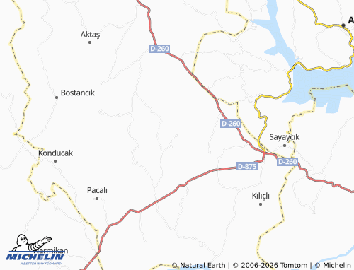 MICHELIN Ulaçlı map - ViaMichelin