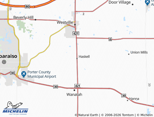 Mapa MICHELIN Haskell - ViaMichelin