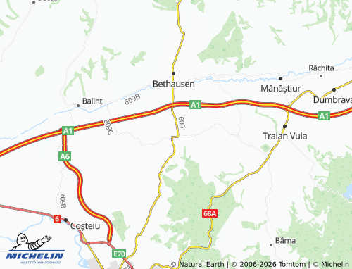 MICHELIN Cliciova map - ViaMichelin