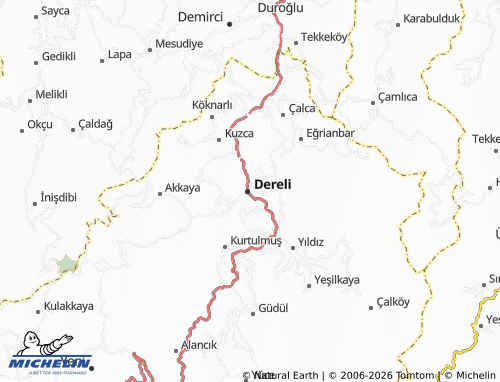 Mapa MICHELIN Sütlüce - ViaMichelin