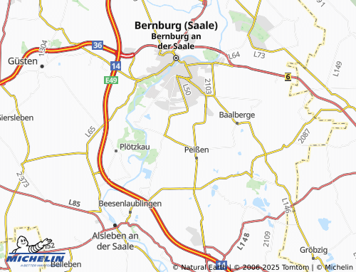 MICHELIN Gnetsch map - ViaMichelin