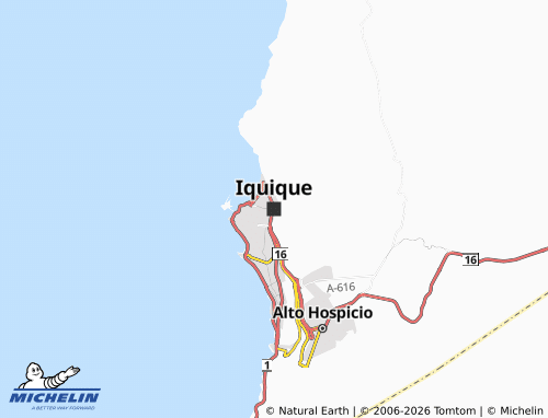 Mappa MICHELIN Iquique - ViaMichelin