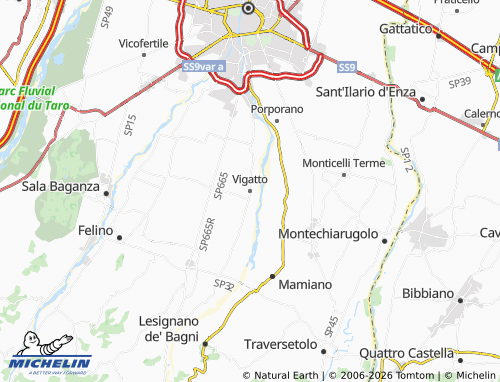 MICHELIN Vigatto map - ViaMichelin