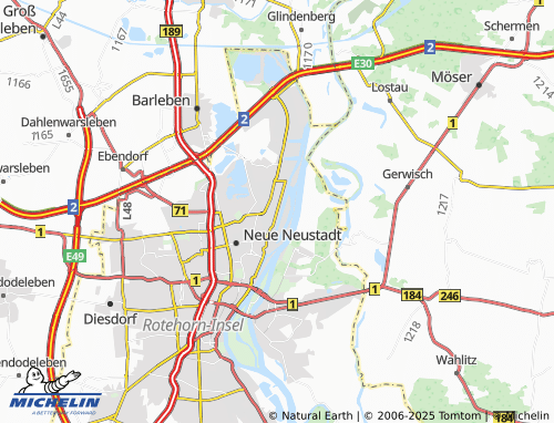 Mapa MICHELIN Industriehafen - ViaMichelin
