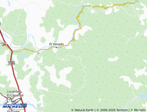 MICHELIN Cordón del Jilguero map - ViaMichelin