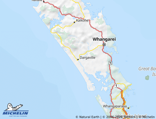 Mapa MICHELIN Kaipara - ViaMichelin