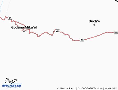 MICHELIN Dengora map - ViaMichelin