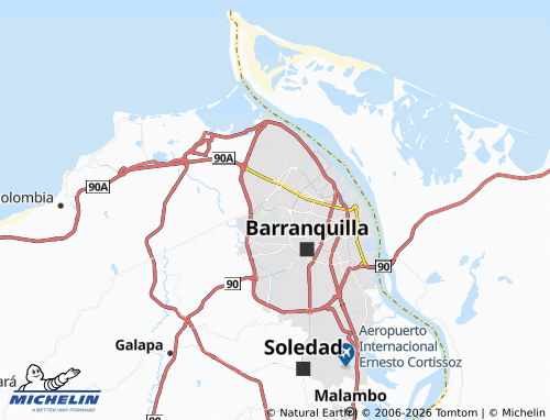 Mappa MICHELIN La Florida - ViaMichelin